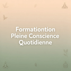 Formation Pleine Conscience Quotidienne