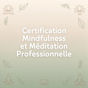Certification Mindfulness et Méditation Professionnelle